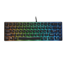 Keyboard 2E GAMING KG345 68key, USB-A, EN/UA/RU, RGB